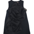 ViaMonte Shop | Elisabetta Franchi vestito nero bambina in cotone