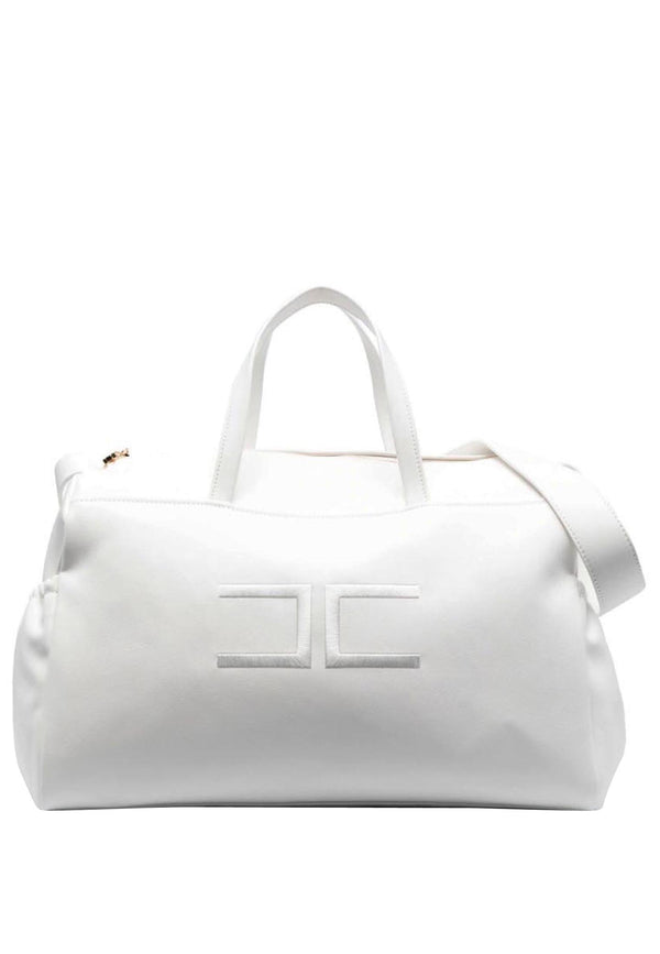 ViaMonte Shop | Elisabetta Franchi borsa fasciatoio bianca