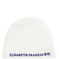 ViaMonte Shop | Elisabetta Franchi cappello bianco neonata in cotone