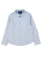 ViaMonte Shop | Emporio Armani camicia celeste bambino in cotone