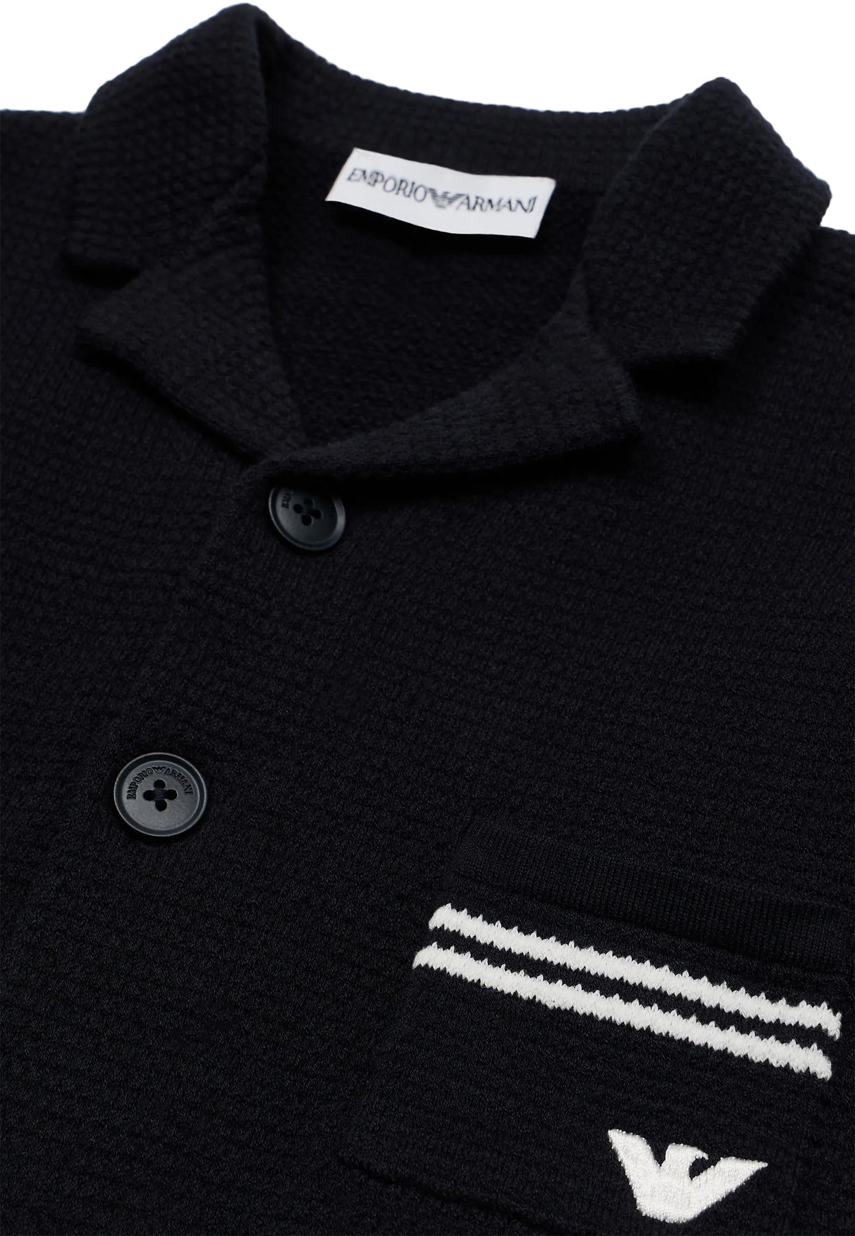 ViaMonte Shop | Emporio Armani giacca blu navy neonato in maglia