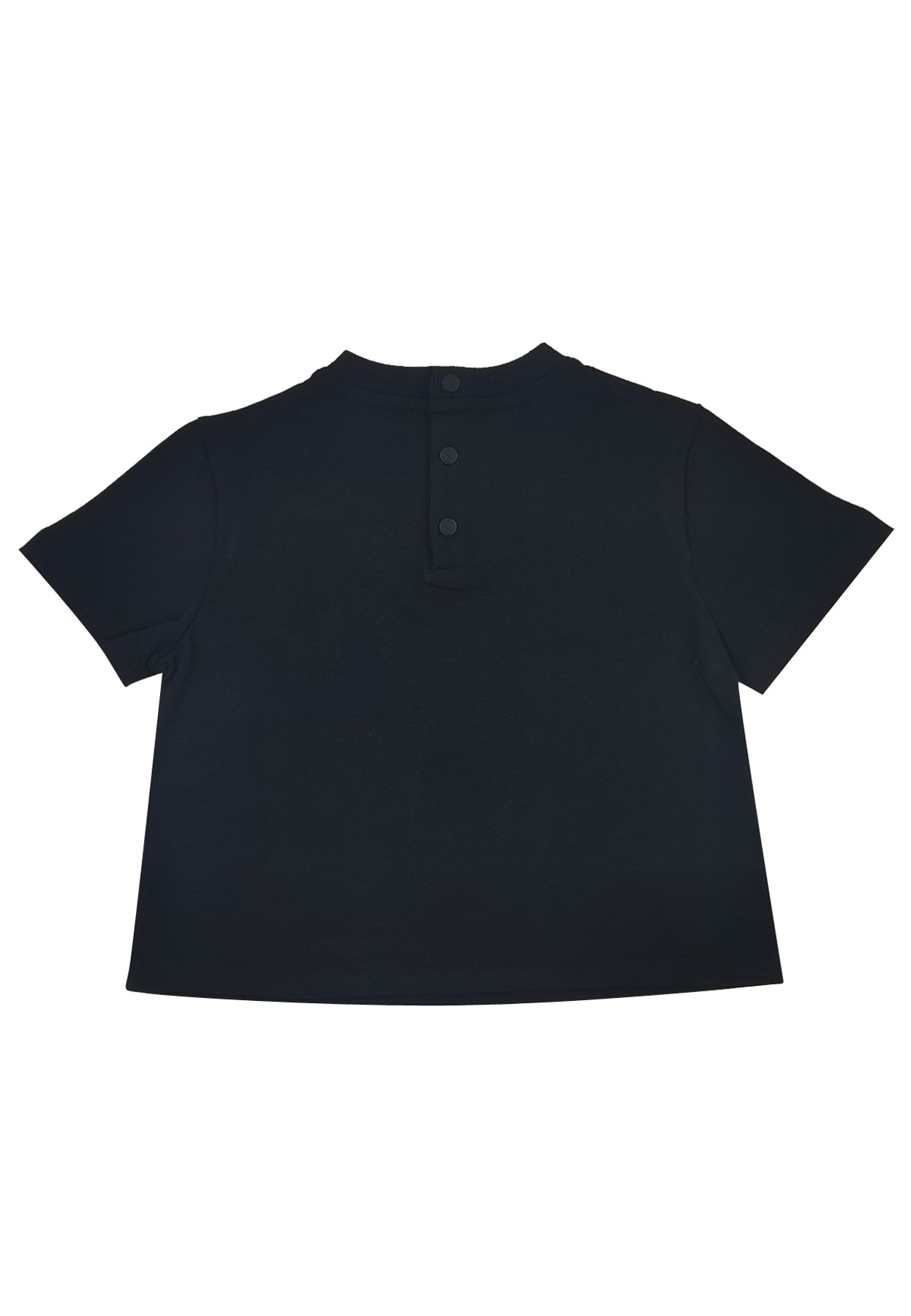 ViaMonte Shop | Emporio Armani t-shirt blu navy neonato in cotone