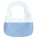 ViaMonte Shop | Emporio Armani bavetta bianca/azzurra neonato in cotone