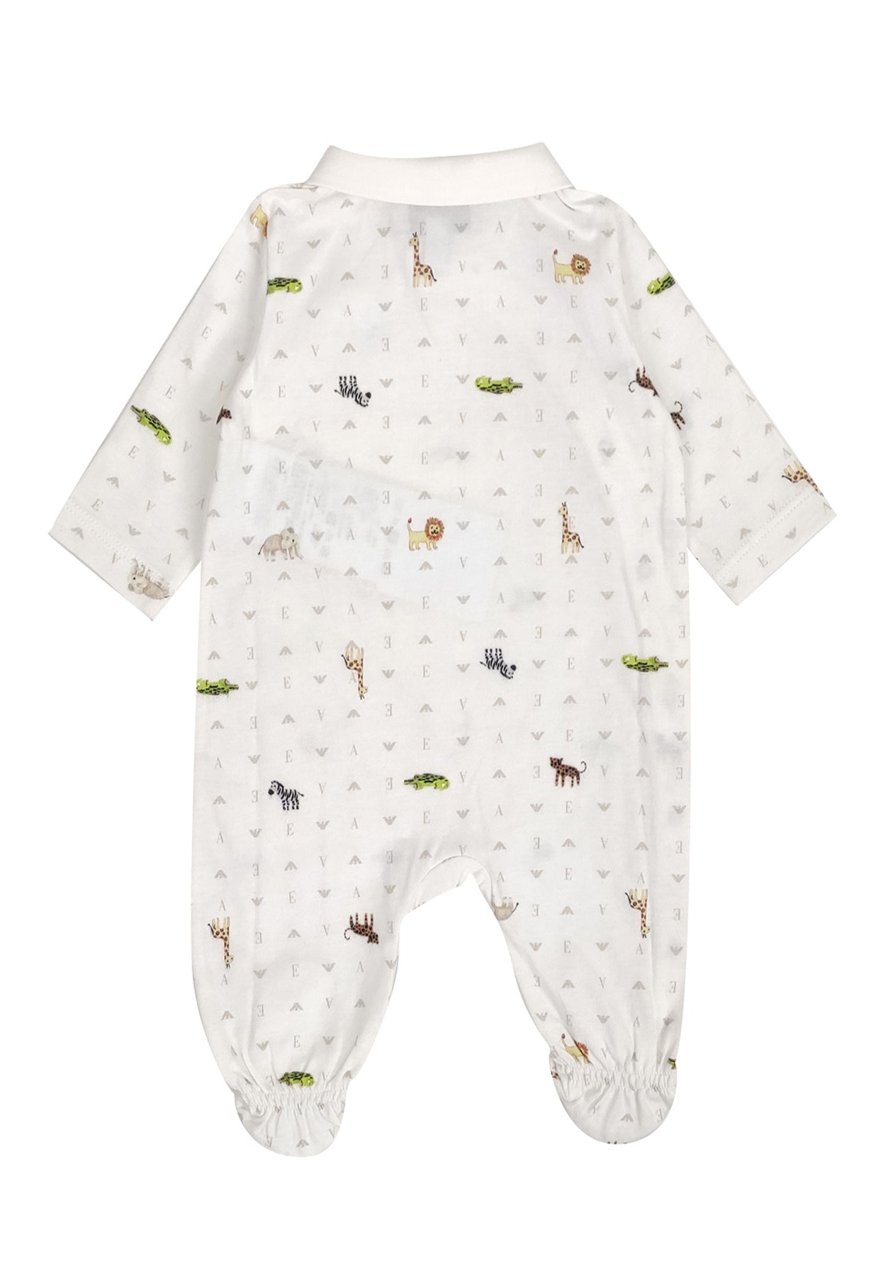 ViaMonte Shop | Emporio Armani tutina avorio neonato in cotone