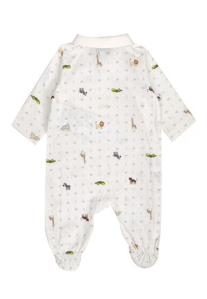 ViaMonte Shop | Emporio Armani tutina avorio neonato in cotone