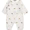 ViaMonte Shop | Emporio Armani tutina avorio neonato in cotone