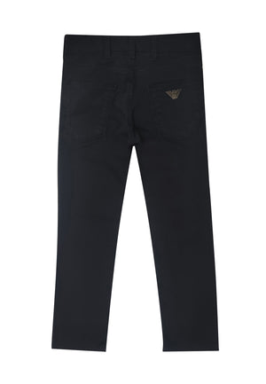 ViaMonte Shop | Emporio Armani pantalone blu navy bambino in cotone