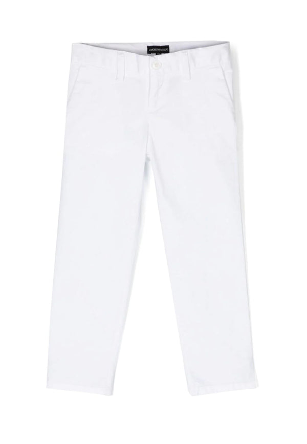 ViaMonte Shop | Emporio Armani pantalone bianco bambino in cotone