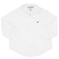 ViaMonte Shop | Emporio Armani camicia bianca neonato in lino