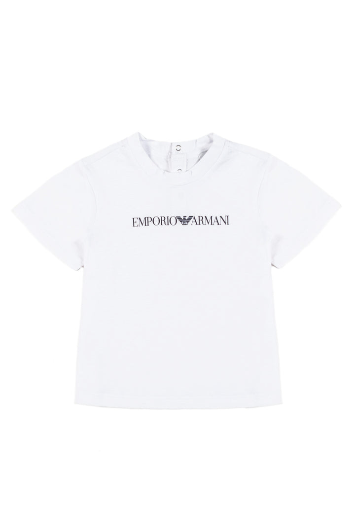 ViaMonte Shop | Emporio Armani t-shirt bianca neonato in cotone