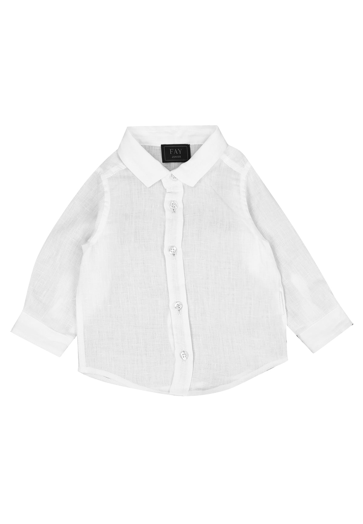 ViaMonte Shop | Fay camicia bianca neonato in lino