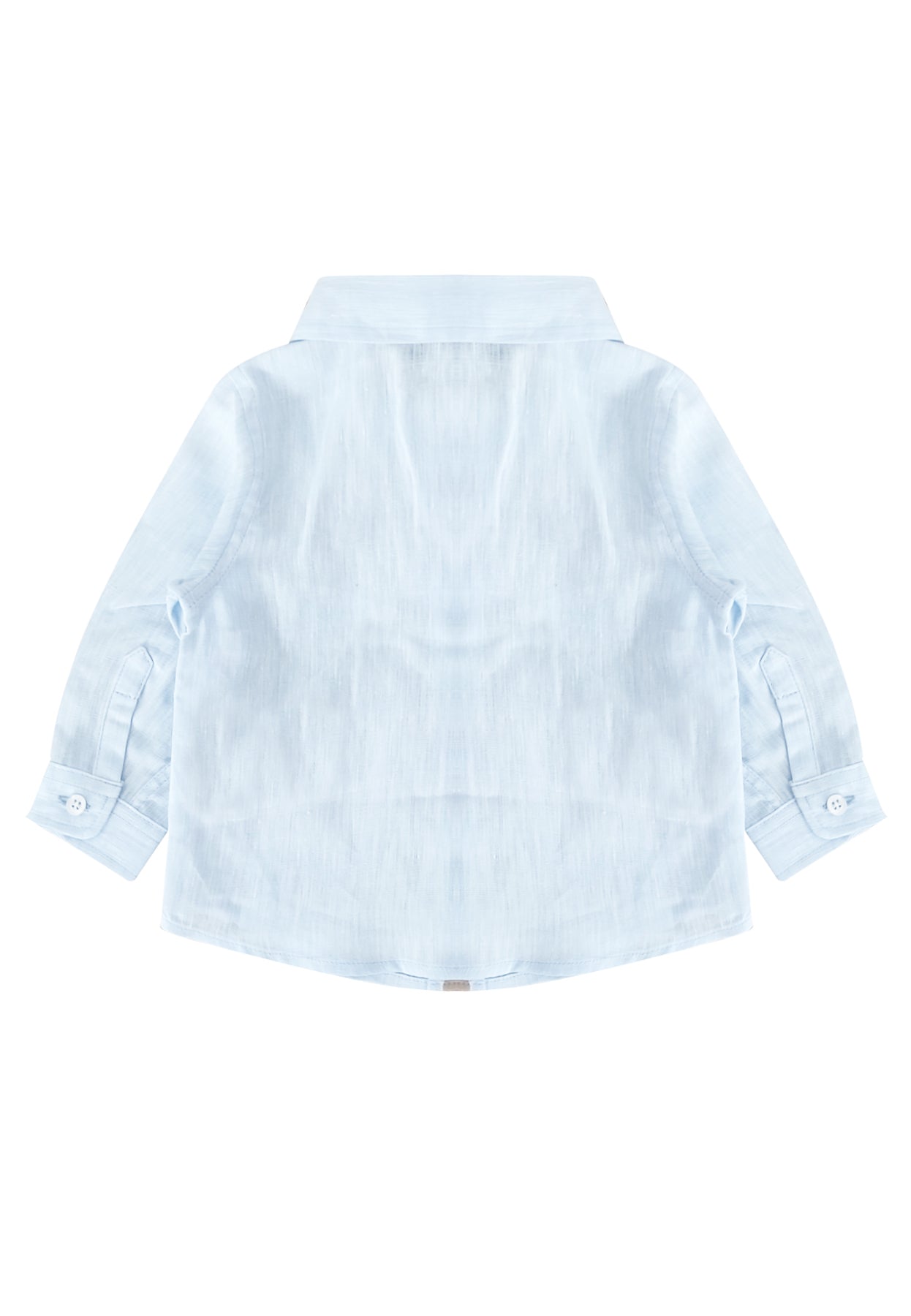 Fay camicia celeste neonato in lino | ViaMonte Shop