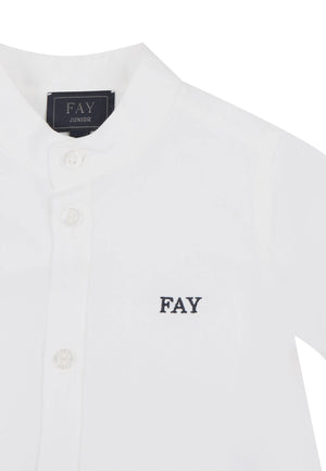 ViaMonte Shop | Fay pagliaccetto bianco neonato in cotone