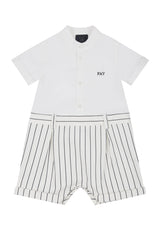 ViaMonte Shop | Fay pagliaccetto bianco neonato in cotone