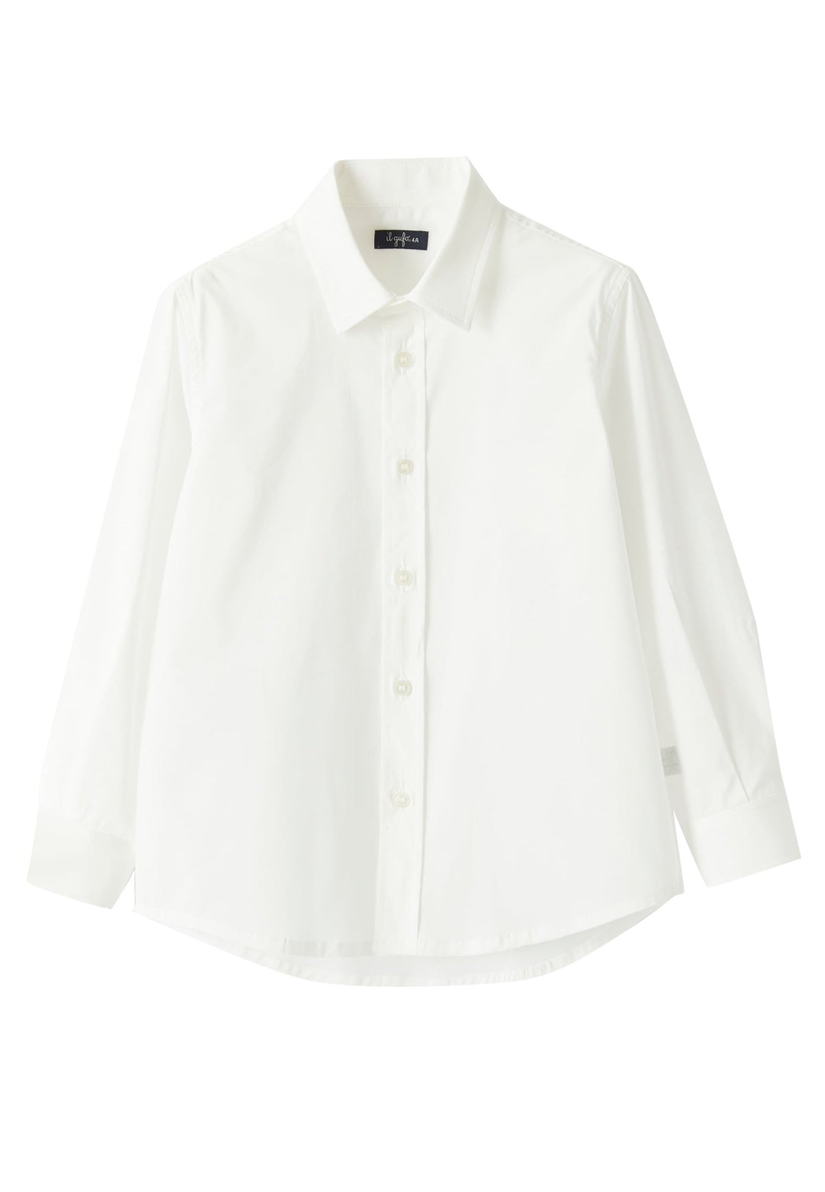 ViaMonte Shop | Il Gufo camicia bianca bambino in cotone