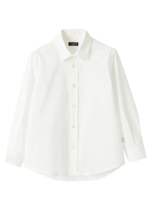 ViaMonte Shop | Il Gufo camicia bianca bambino in cotone