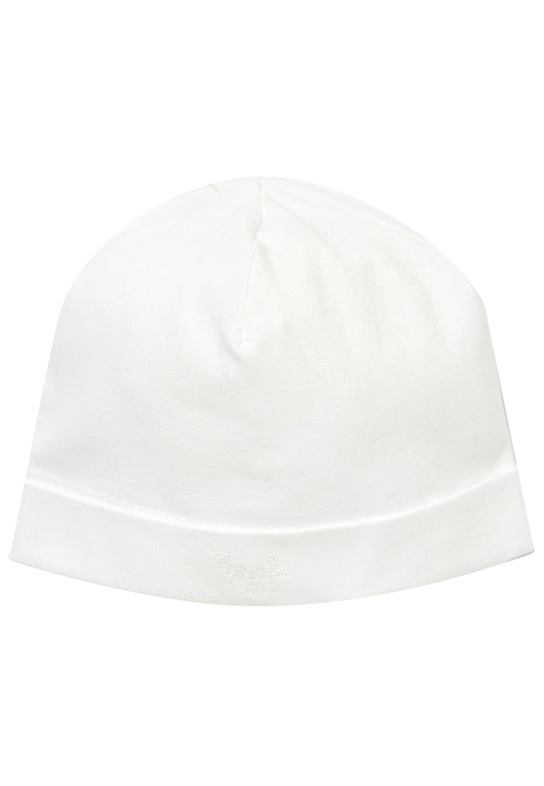 ViaMonte Shop | Il Gufo cappello bianco neonato in cotone
