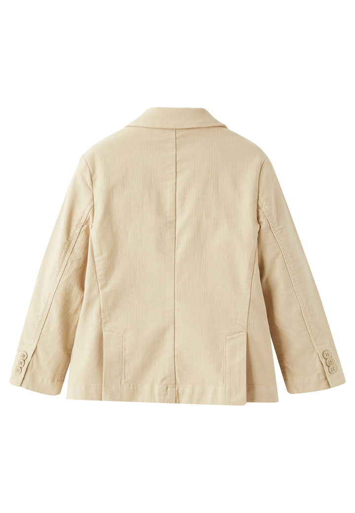 ViaMonte Shop | Il Gufo giacca beige bambino in cotone