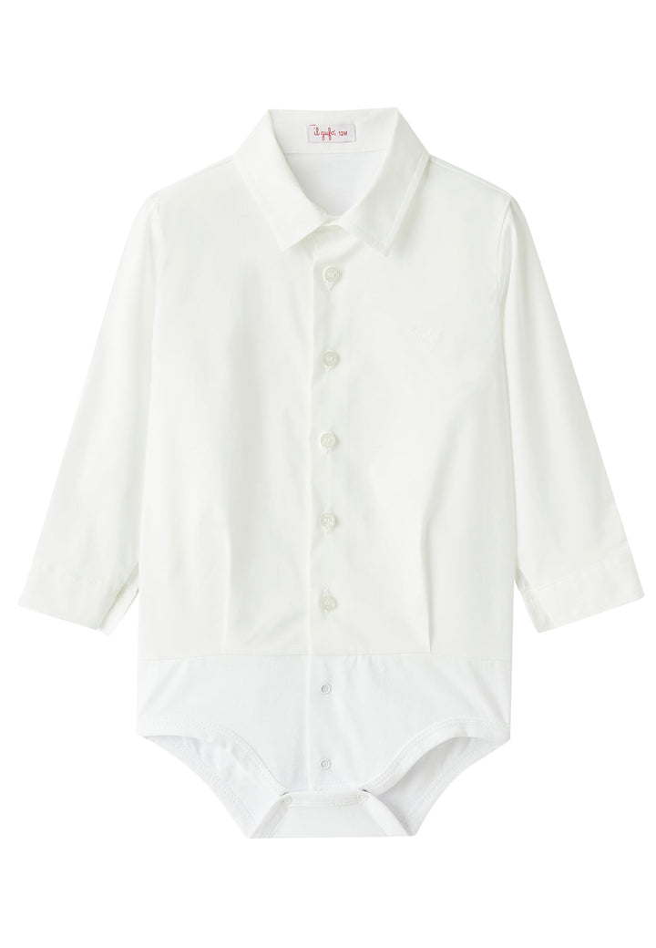 ViaMonte Shop | Il Gufo camicia/body neonato in cotone