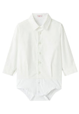 ViaMonte Shop | Il Gufo camicia/body neonato in cotone