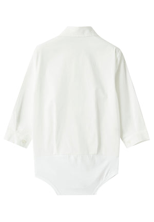 ViaMonte Shop | Il Gufo camicia/body neonato in cotone