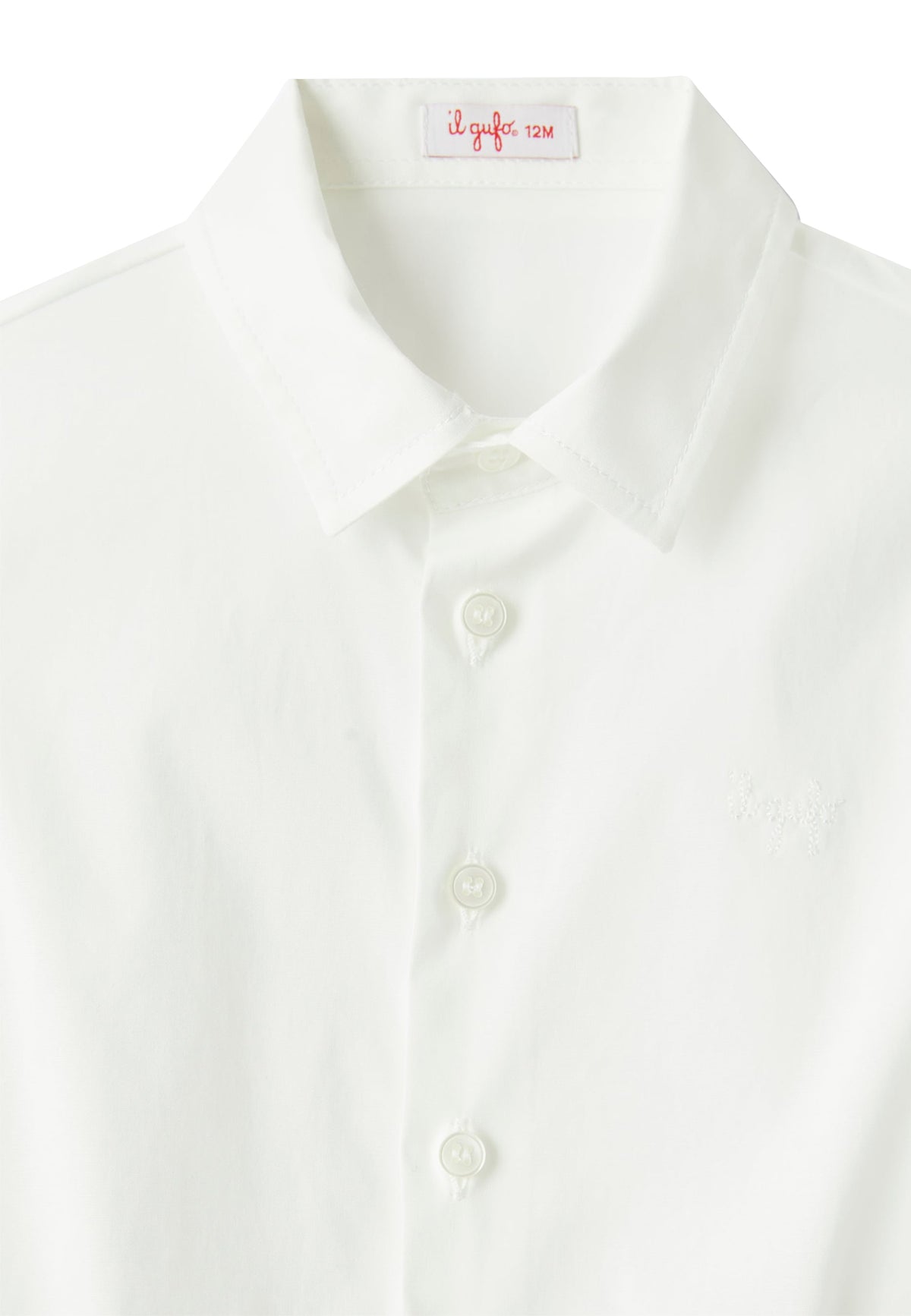 ViaMonte Shop | Il Gufo camicia/body neonato in cotone