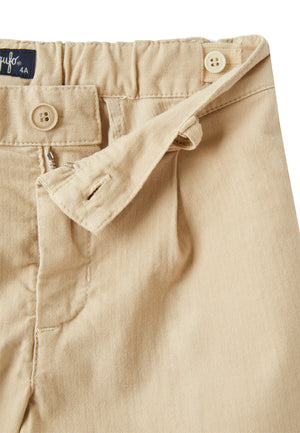 ViaMonte Shop | Il Gufo bermuda beige bambino in cotone