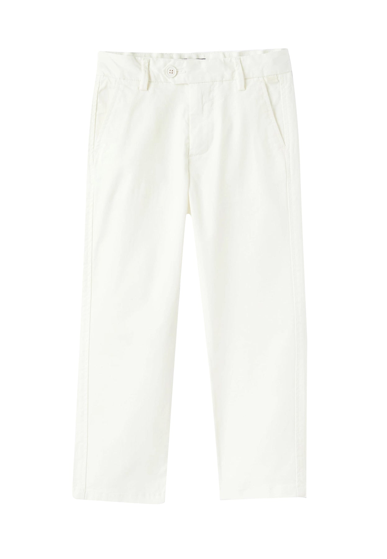 ViaMonte Shop | Il Gufo pantalone bianco bambino in cotone