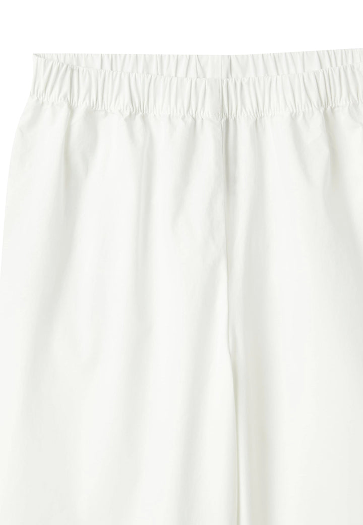 ViaMonte Shop | Il Gufo pantalone bianco bambina in cotone