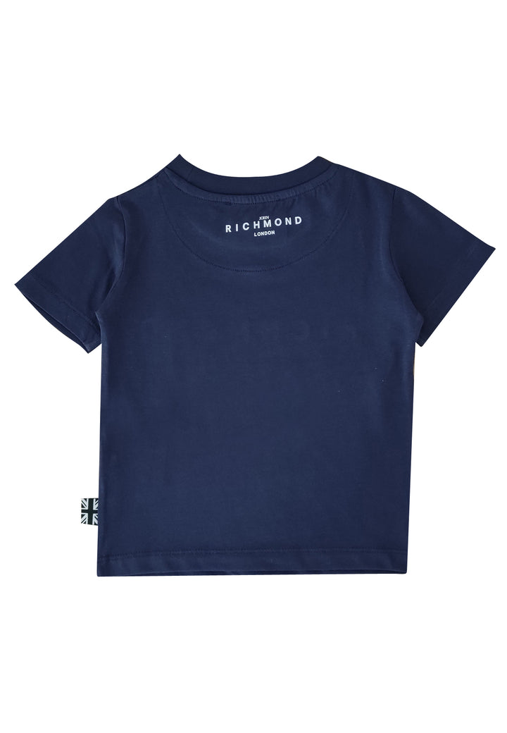 ViaMonte Shop | John Richmond t-shirt blu navy bambino in cotone