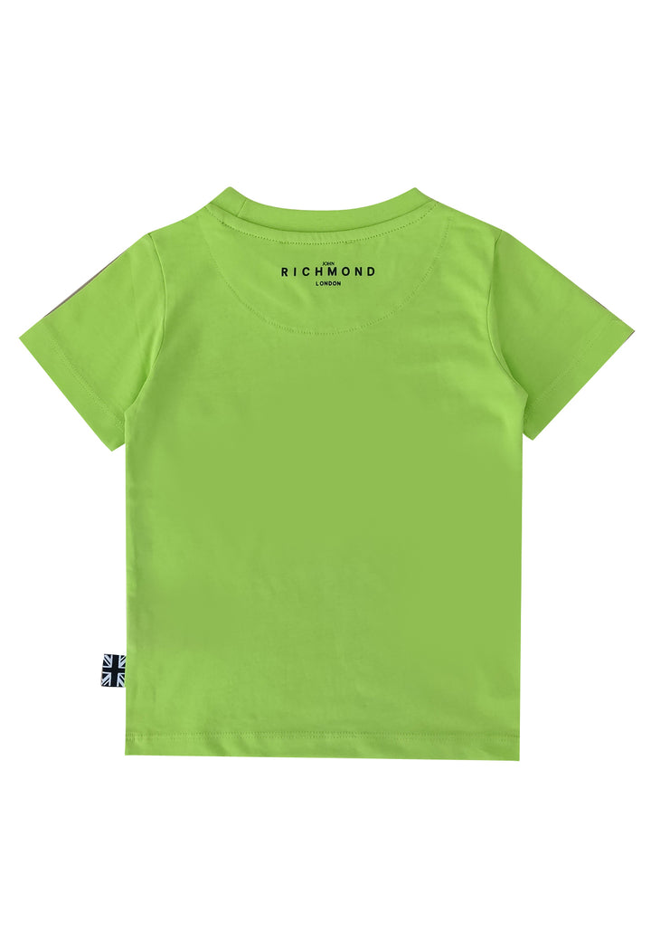 ViaMonte Shop | John Richmond t-shirt verde lime bambino in cotone