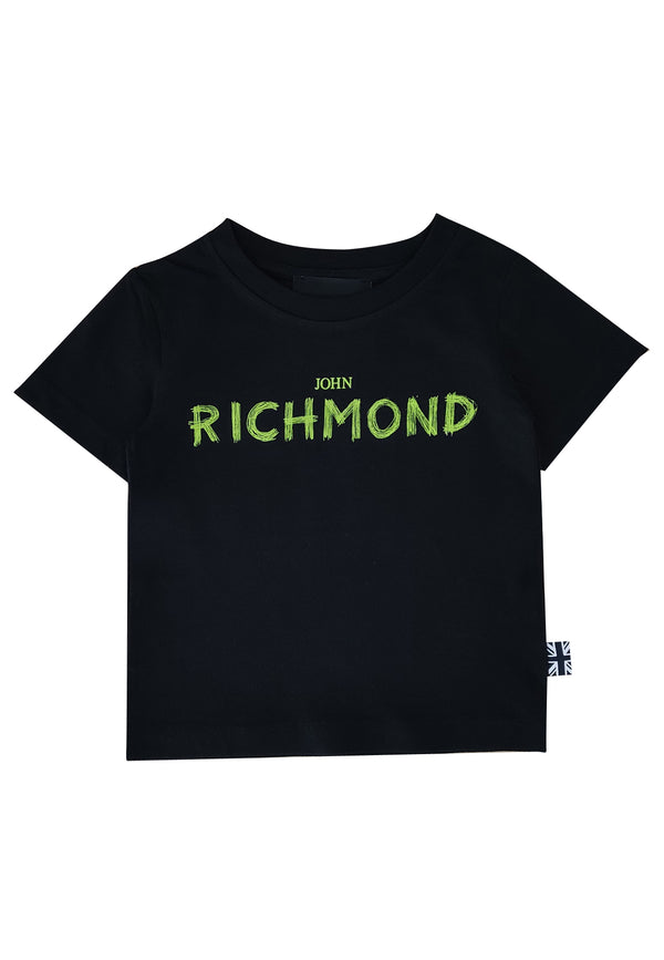 ViaMonte Shop | John Richmond t-shirt nera bambino in cotone