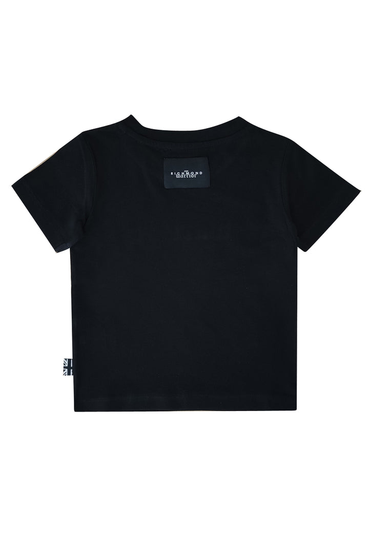 ViaMonte Shop | John Richmond t-shirt nera bambino in cotone