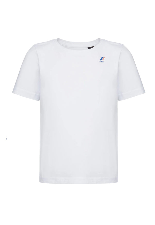 ViaMonte Shop | K-Way t-shirt bianca bambino in cotone