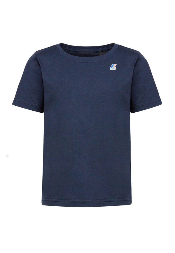 ViaMonte Shop | K-Way t-shirt blu bambino in cotone