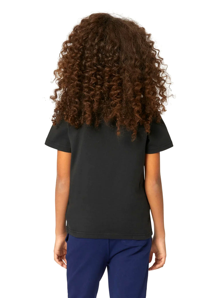ViaMonte Shop | K-Way t-shirt nera bambino in cotone