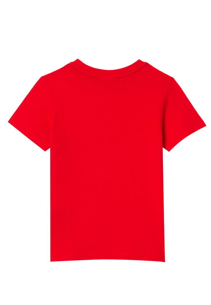 ViaMonte Shop | Lacoste t-shirt arancione bambino in jersey di cotone