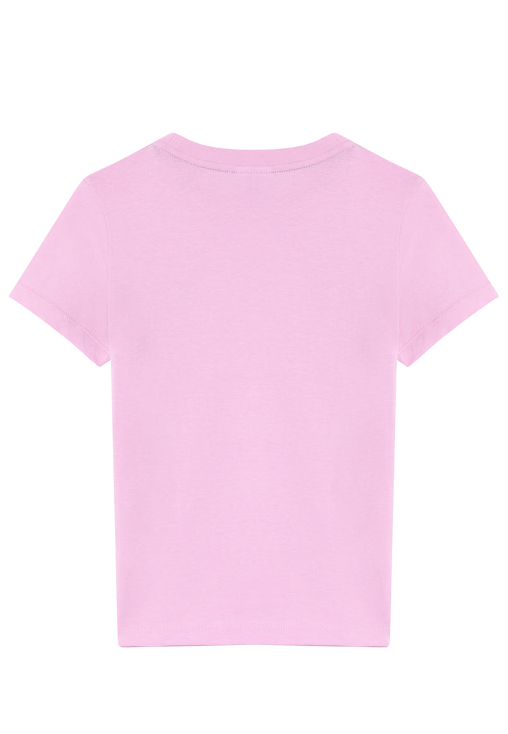 ViaMonte Shop | Lacoste t-shirt rosa bambino in jersey di cotone