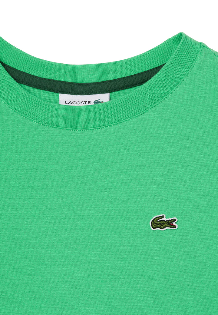 ViaMonte Shop | Lacoste t-shirt verde bambino in jersey di cotone