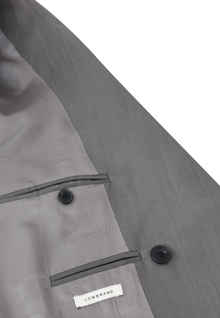 ViaMonte Shop | Low Brand blazer grigio uomo in fresco lana