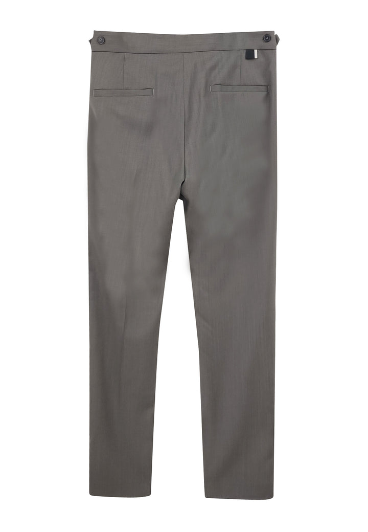 ViaMonte Shop | Low Brand pantalone grigio uomo in fresco lana