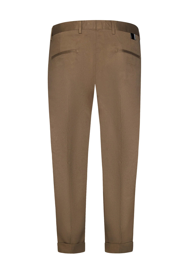 ViaMonte Shop | Low Brand pantalone marrone uomo in cotone
