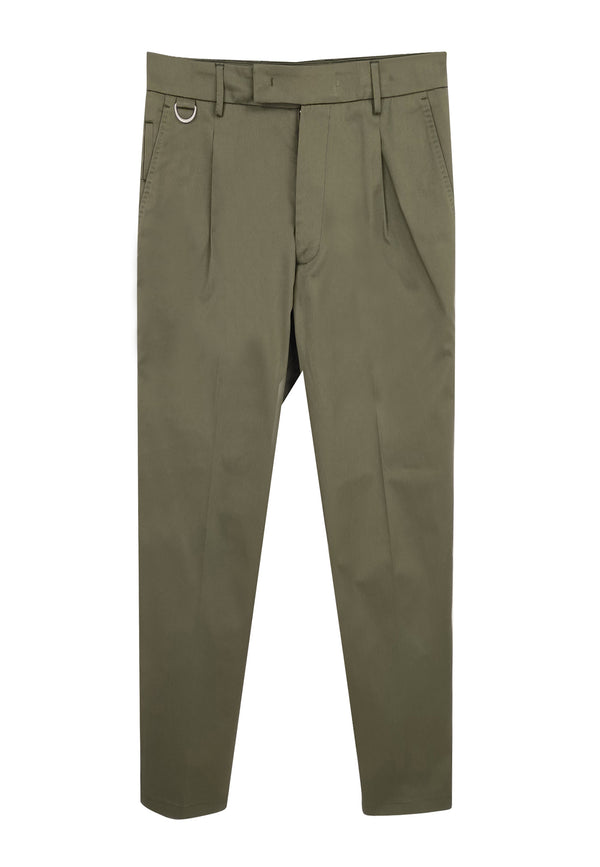 ViaMonte Shop | Low Brand pantalone verde militare uomo in cotone