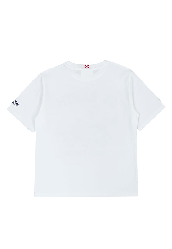 ViaMonte Shop | MC2 Saint Barth kids t-shirt bianca bambino in cotone