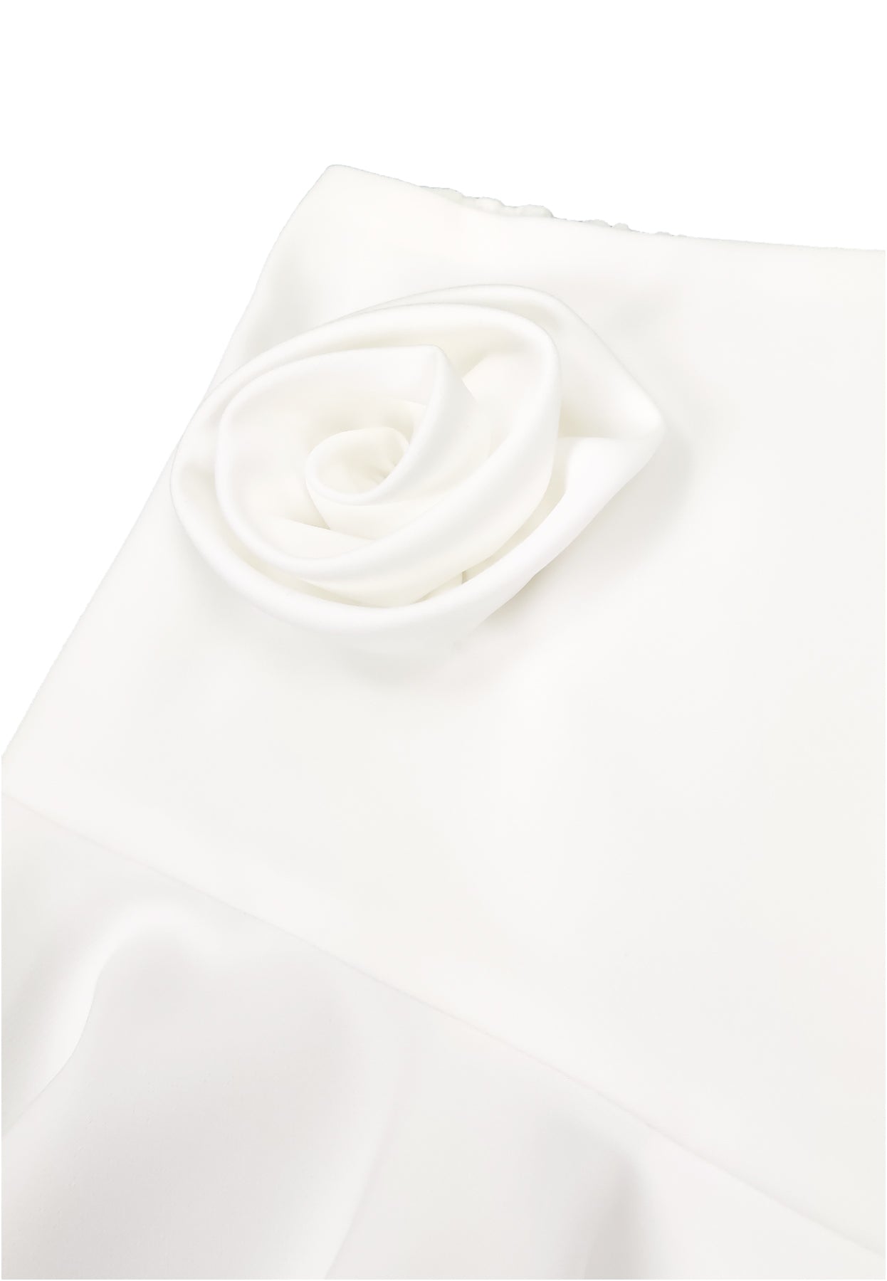 ViaMonte Shop | Miss Blumarine gonna bianca bambina in tessuto tecnico