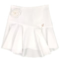 ViaMonte Shop | Miss Blumarine gonna bianca bambina in tessuto tecnico