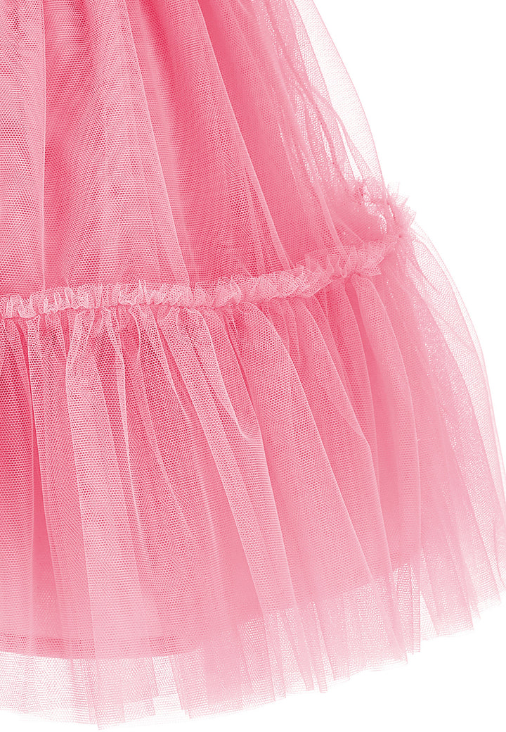 ViaMonte Shop | Monnalisa vestito rosa bambina in tulle