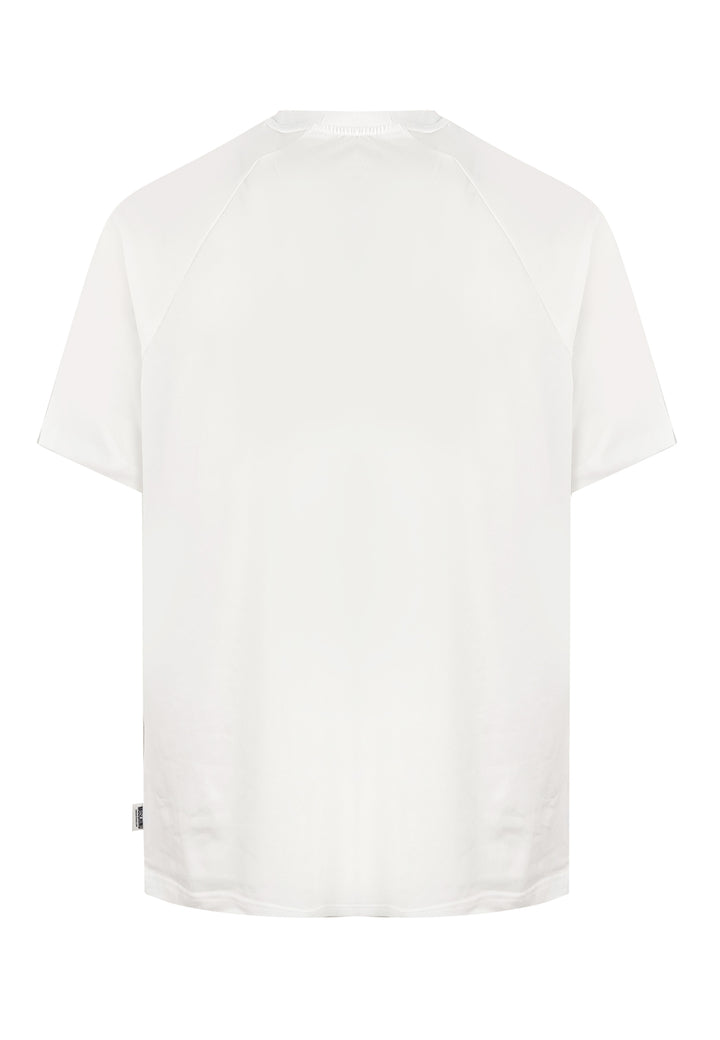 ViaMonte Shop | Moschino t-shirt bianca uomo in cotone elasticizzato