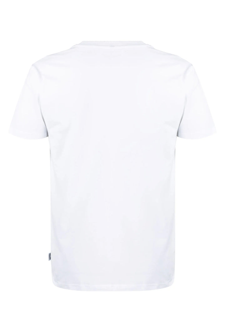 ViaMonte Shop | Moschino t-shirt bianca uomo in cotone elasticizzato