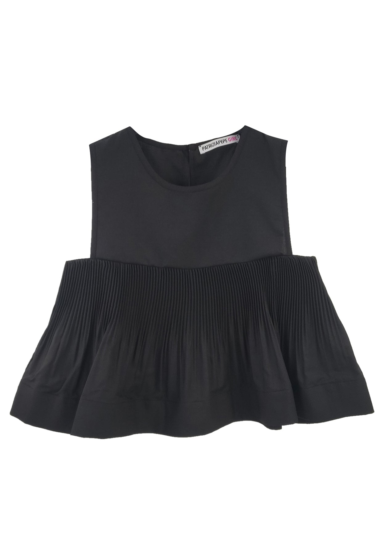 Patrizia Pepe top nero bambina | ViaMonte Shop